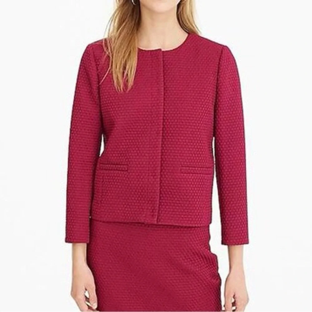 J Crew Portfolio Jacket in Matelasse
